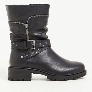 Torrid New in box Women's Black Moto Boots Size 9.5